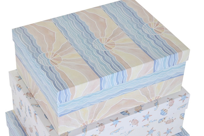 DKD Home Decor Caja Kids Multicolor 33.5 x 15.5 x 43.5 cm Set de 10 DKD Home Decor Caja Kids Multicolor 33.5 x 15.5 x 43.5 cm Set de 10