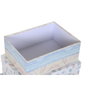 DKD Home Decor Set de 10 Cajas de Cartón Multicolor