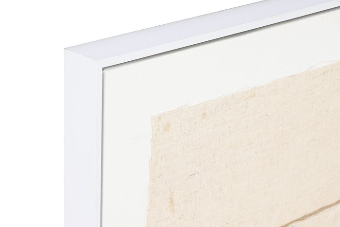 DKD Home Decor Cuadro Abstracto Azul Beige 4.5 x 90 x 60 cm (2 Unidades) Lienzo, Poliéster, PS, Pino