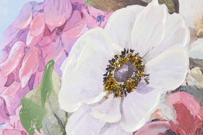 DKD Home Decor Cuadro Shabby Multicolor 2.8 x 100 x 100 cm (2 Unidades)