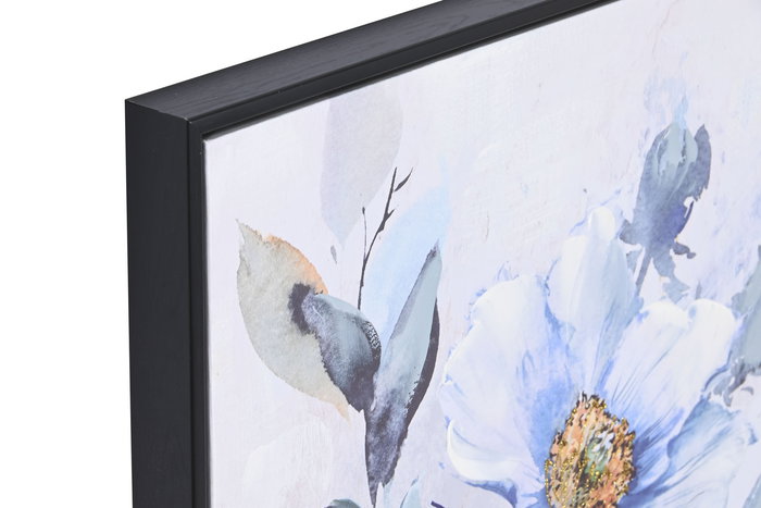 DKD Home Decor Cuadro Tradicional Azul Blanco Lienzo 60 x 80 x 3.5 cm (2 Unidades)