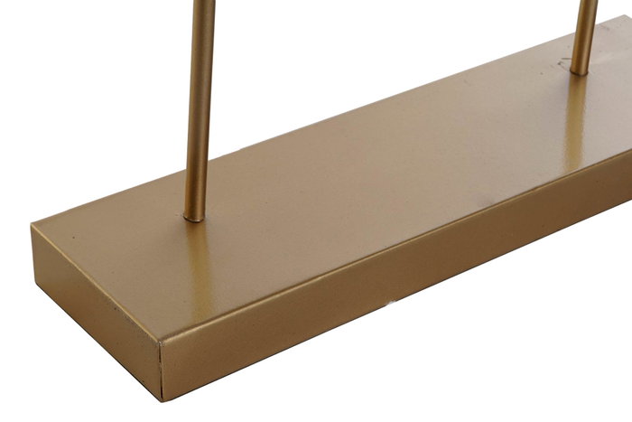 DKD Home Decor Decoración Metal Abstracto Dorado 58x9x60