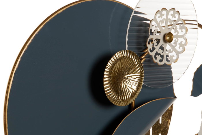 DKD Home Decor Decoración Metal Abstracto Dorado 58x9x60