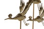 DKD Home Decor Decoración Metal Garzas Dorado