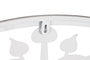 DKD Home Decor Decoración Pared Oriental Blanco Negro Metal Buda 100 x 100 x 1 cm (2 Unidades)