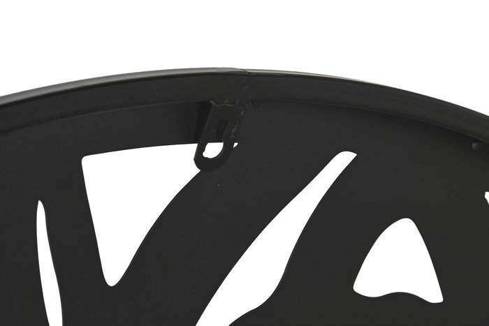 DKD Home Decor Decoración Pared Oriental 1 x 100 x 100 cm Negro Metal Buda 2 Unidades