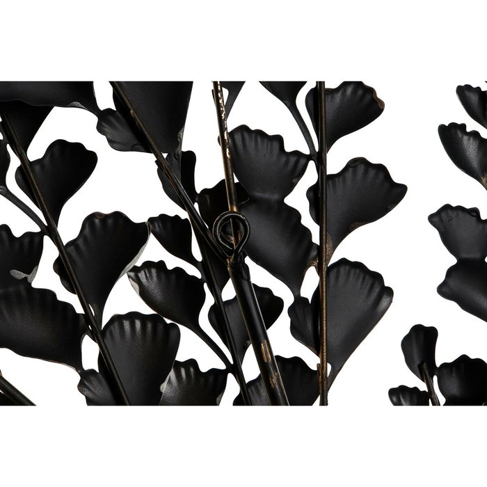 DKD Home Decor Decoración de Pared de Metal con Ramas en Beige