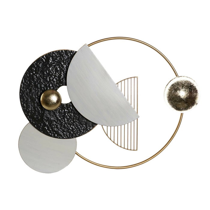 DKD Home Decor Decoración de Pared Metal Abstracto Dorado 70,5x59 cm DKD Home Decor Decoración de Pared Metal Abstracto Dorado 70,5x59 cm
