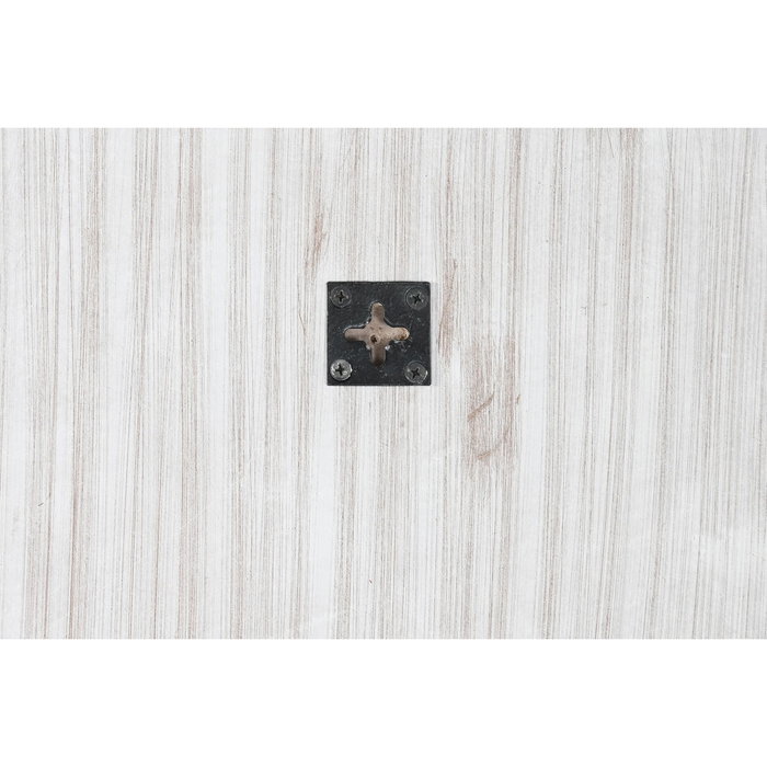 DKD Home Decor Espejo Decapé Blanco 120x120 cm