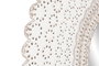 DKD Home Decor Espejo Decapé Blanco 120x120 cm