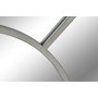 DKD Home Decor Espejo de Metal Ventana Envejecida Gris 122x62 cm