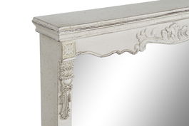 DKD Home Decor Espejo Vintage Blanco 125 x 12 x 76 cm