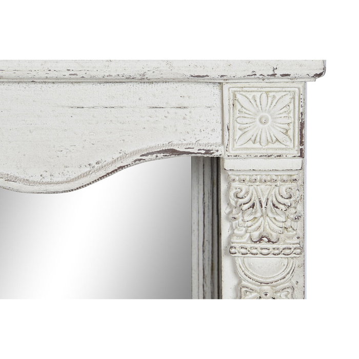 DKD Home Decor Espejo Abeto MDF 125x76x12 Envejecido Blanco DKD Home Decor Espejo Abeto MDF 125x76x12 Envejecido Blanco