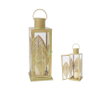 DKD Home Decor Farola Tropical Metal Dorado 16.5 x 50 x 16.5 cm