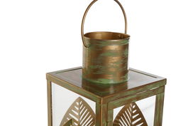 DKD Home Decor Farola Tropical Metal Dorado 16.5 x 50 x 16.5 cm