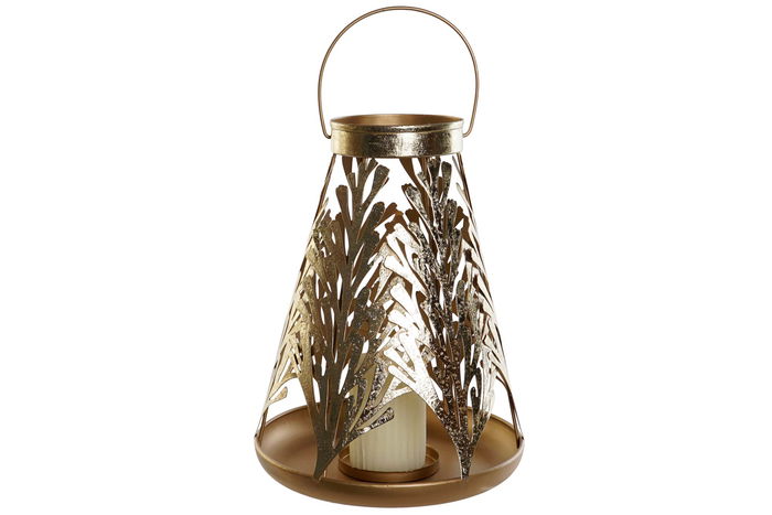 DKD Home Decor Farola Dorada Metal 25 x 42 x 25 cm