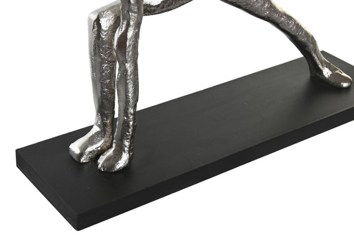 DKD Home Decor Figura de Yoga Surtido de 3 Piezas en Aluminio y MDF