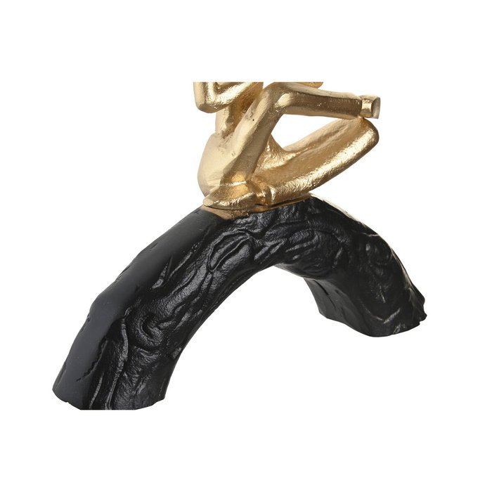 DKD Home Decor Figuras de Aluminio Yoga Surtidas de 3 Piezas