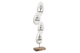 DKD Home Decor Figura Indio Blanco Marron 9 x 69 x 18 cm