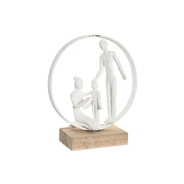 DKD Home Decor Figura Urban Blanco Marrón