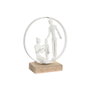 DKD Home Decor Figura Urban Blanco Marrón