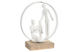 DKD Home Decor Figura Urban Blanco Marrón