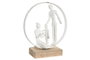 DKD Home Decor Figura Urban Blanco Marrón