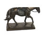 DKD Home Decor Figura de Resina Quijote sobre Caballo, Cobrizo