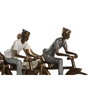 DKD Home Decor Figura de Resina Pareja en Bicicleta Surtido de 2