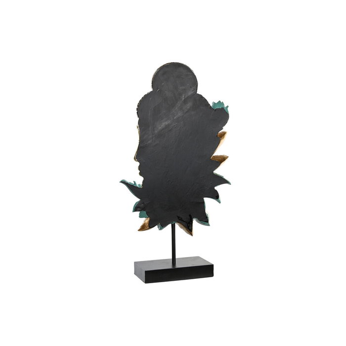 DKD Home Decor Figuras de Buda en Resina y Metal, Set de 2 Surtido