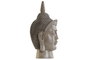 DKD Home Decor Figura de Resina Cabeza de Buda Gris