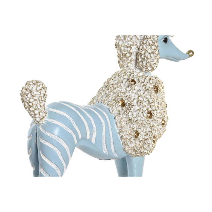 DKD Home Decor Figura de Perro Caniche en Resina, Pack de 2 Surtido Azul y Rosa DKD Home Decor Figura de Perro Caniche en Resina, Pack de 2 Surtido Azul y Rosa