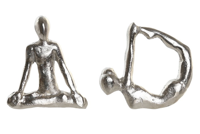 DKD Home Decor Juego De Mesa Indio Marron 32 x 3 x 32 cm