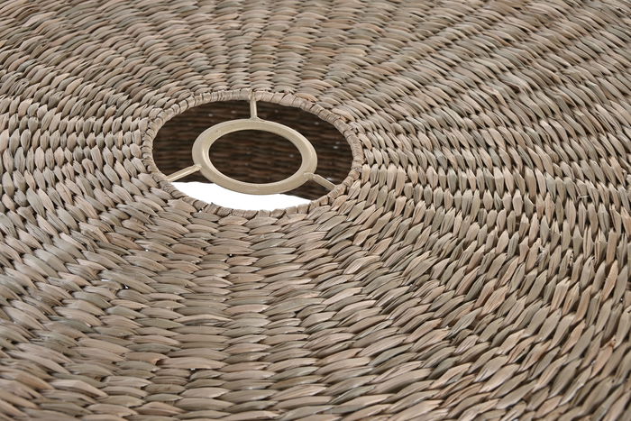 DKD Home Decor Pantalla Boho Natural Azul Marino Seagrass 55 x 22 x 55 cm DKD Home Decor Pantalla Boho Natural Azul Marino Seagrass 55 x 22 x 55 cm