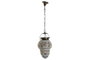DKD Home Decor Lámpara de Techo de Cristal y Metal con Mosaico