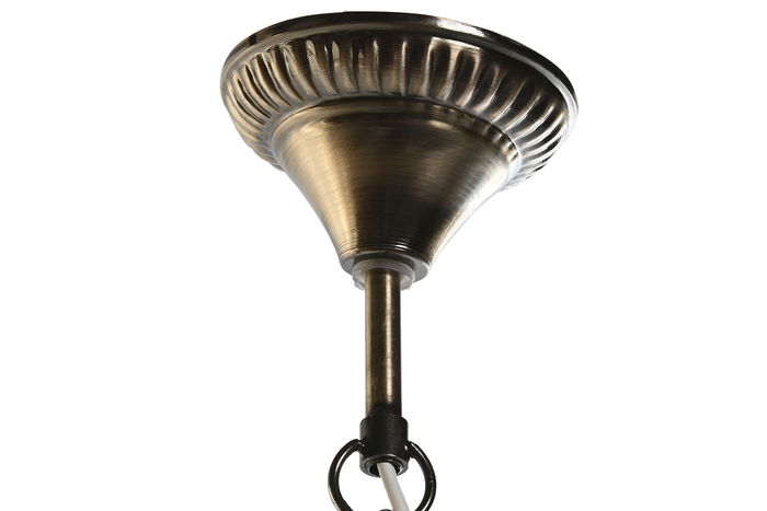 DKD Home Decor Lámpara de Techo Árabe Multicolor Cristal Mosaico 32 x 26 x 32 cm (2 Unidades)