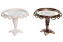 DKD Home Decor Set de 2 Centros de Mesa en Resina y Espejo, Surtido de Colores