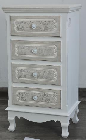 Comoda Romantico DKD Home Decor Blanco 40 x 87 x 100 cm
