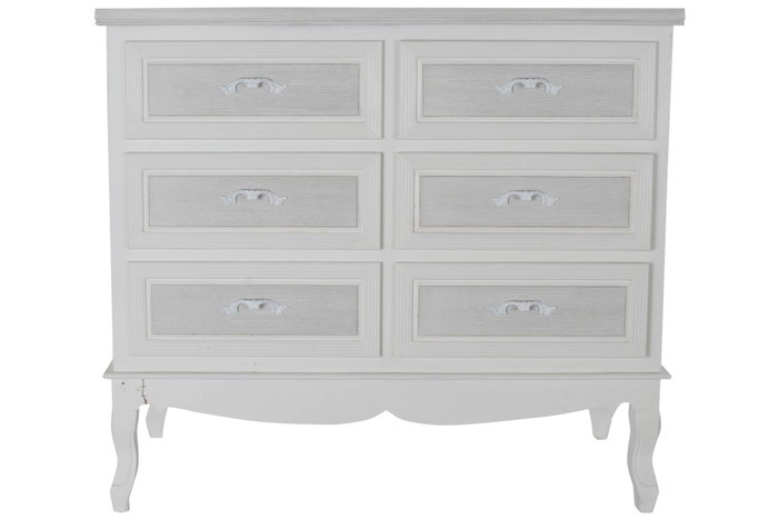 Comoda Romantico DKD Home Decor Blanco 40 x 87 x 100 cm