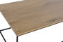 DKD Home Decor Mesa de Centro de Metal y MDF 110x60x44,5 cm