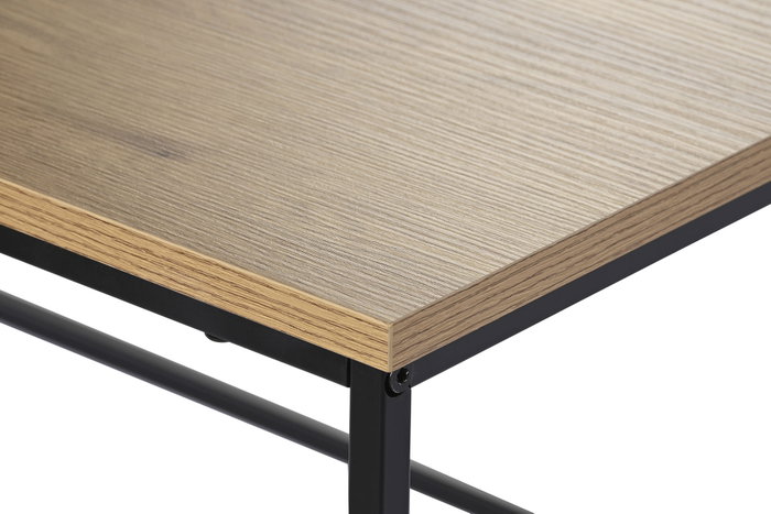 DKD Home Decor Mesa de Centro de Metal y MDF 110x60x44,5 cm