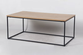 DKD Home Decor Mesa de Centro de Metal y MDF 110x60x44,5 cm