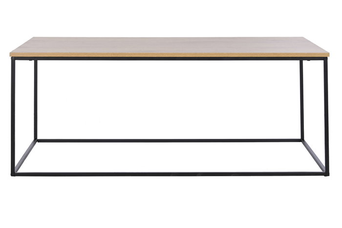 DKD Home Decor Mesa de Centro de Metal y MDF 110x60x44,5 cm