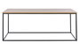 DKD Home Decor Mesa de Centro de Metal y MDF 110x60x44,5 cm