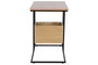 DKD Home Decor Mesita Auxiliar Urban Natural Negro