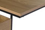 DKD Home Decor Mesita Auxiliar Urban Natural Negro