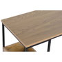 DKD Home Decor Mesita Auxiliar Urban Natural Negro