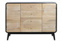 DKD Home Decor Buffet Moderno Negro 120 x 40 x 90.5 cm