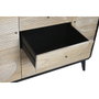DKD Home Decor Buffet de Madera Negro 120x40x90,5 cm