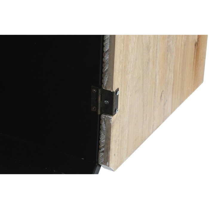 DKD Home Decor Buffet de Madera Negro 120x40x90,5 cm